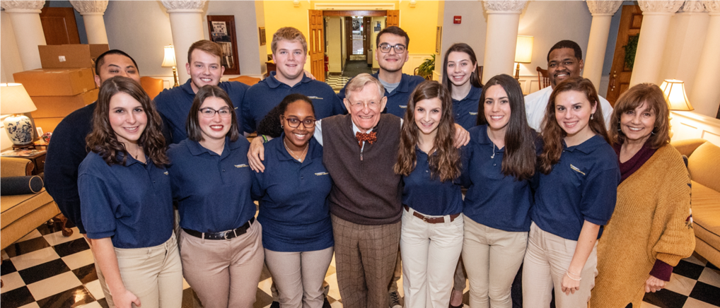 President Gordon Gee and Dr. Carolyn Atkins with PSA Cohort 2 Students